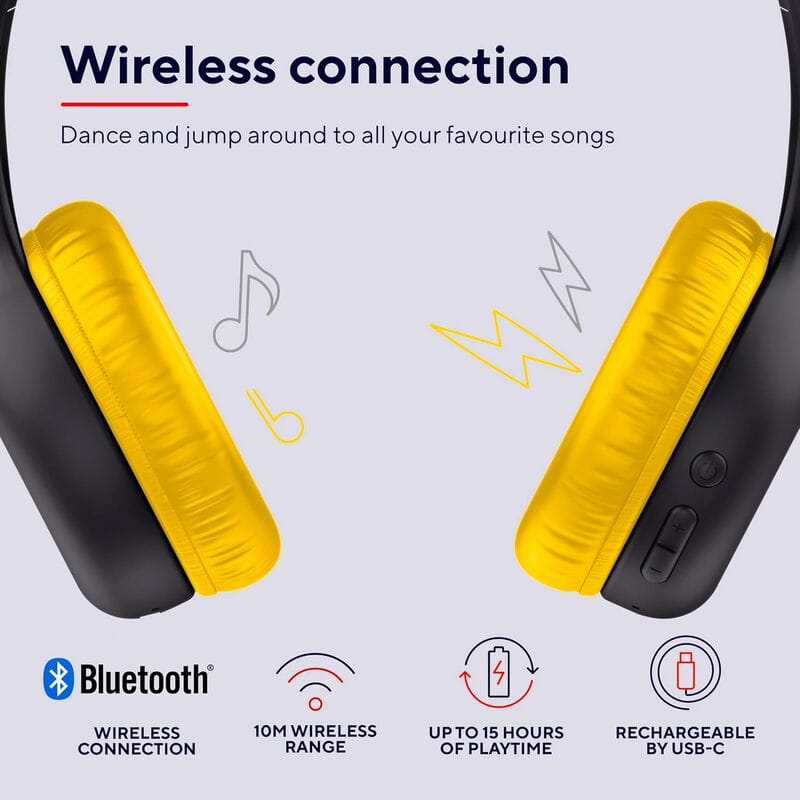 Bluetooth-гарнітура Trust On-ear Nouna Kids, Wireless Pink (25274)