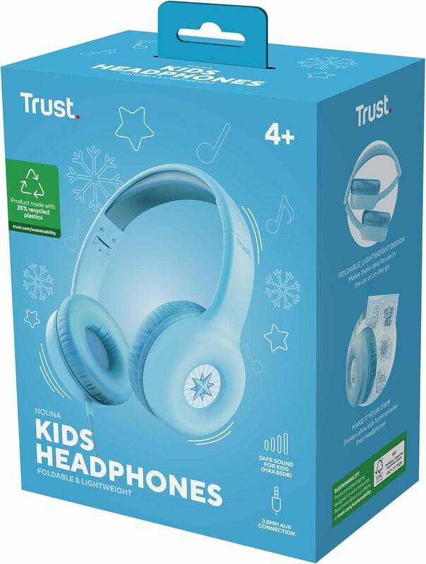 Гарнітура TRUST Nouna Headphones Blue (25278)