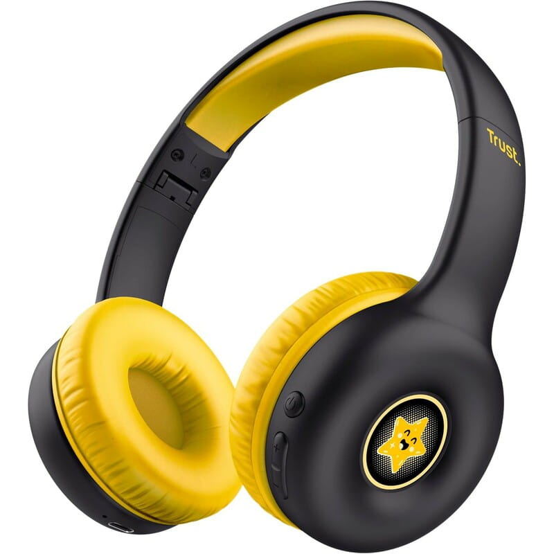 Bluetooth-гарнитура Trust On-ear Nouna Kids, Wireless Black (25405)