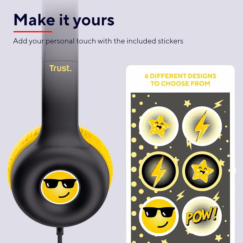 Гарнитура TRUST Nouna Headphones Black (25406)