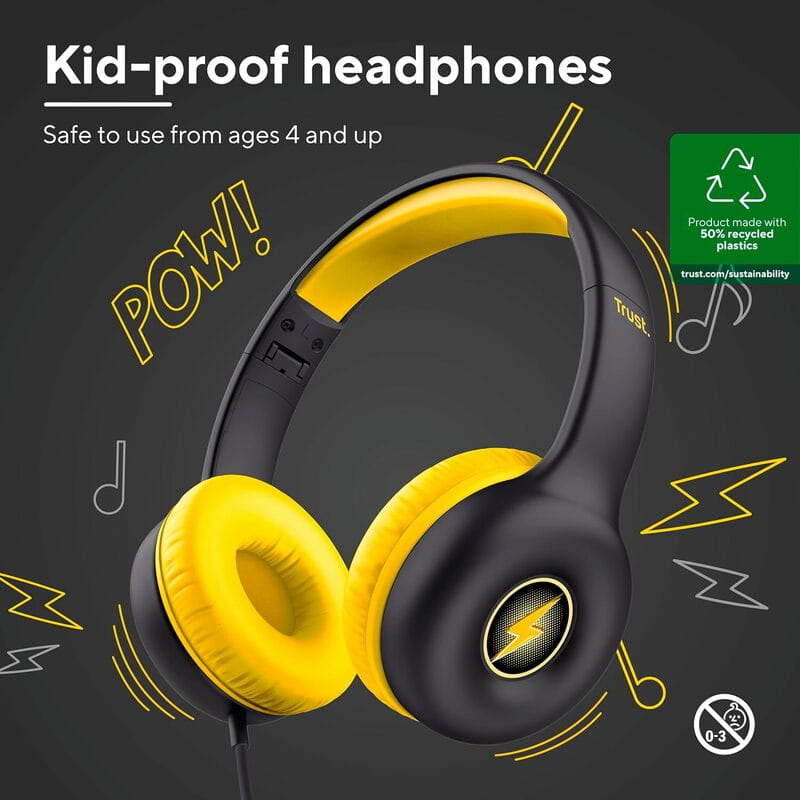 Гарнитура TRUST Nouna Headphones Black (25406)