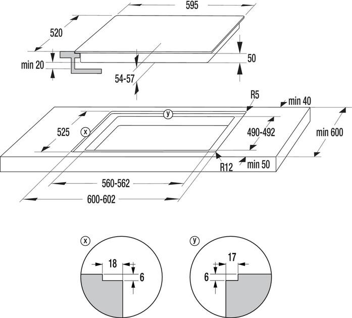 Встраиваемый комплект духовка+поверхность Gorenje BO6737E02X + ECT41SC