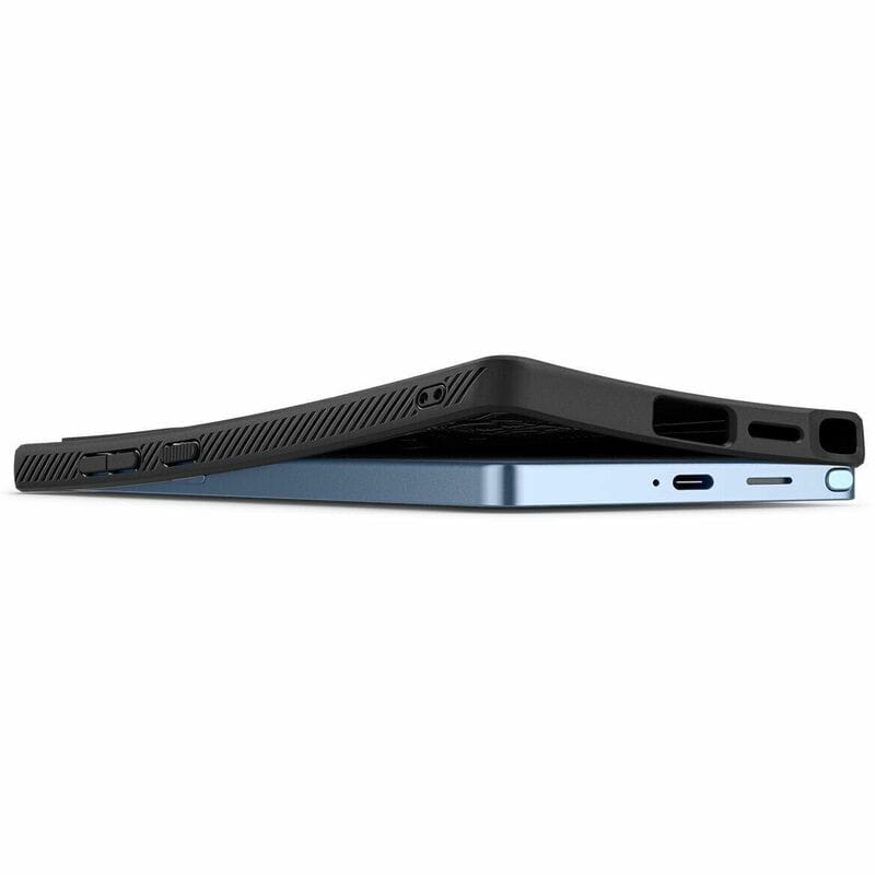 Чeхол-накладка Spigen Liquid Air для Samsung Galaxy S25 Ultra SM-S938 Matte Black (ACS08953)