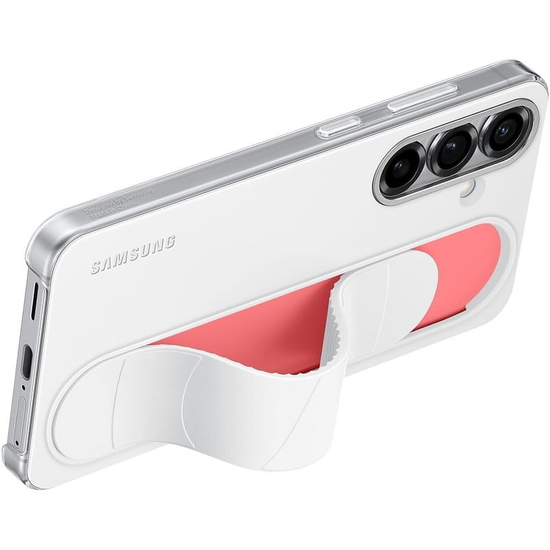 Чехол-накладка Samsung Standing Grip Case для Samsung Galaxy S25 SM-S931 White (EF-GS931CWEGWW)