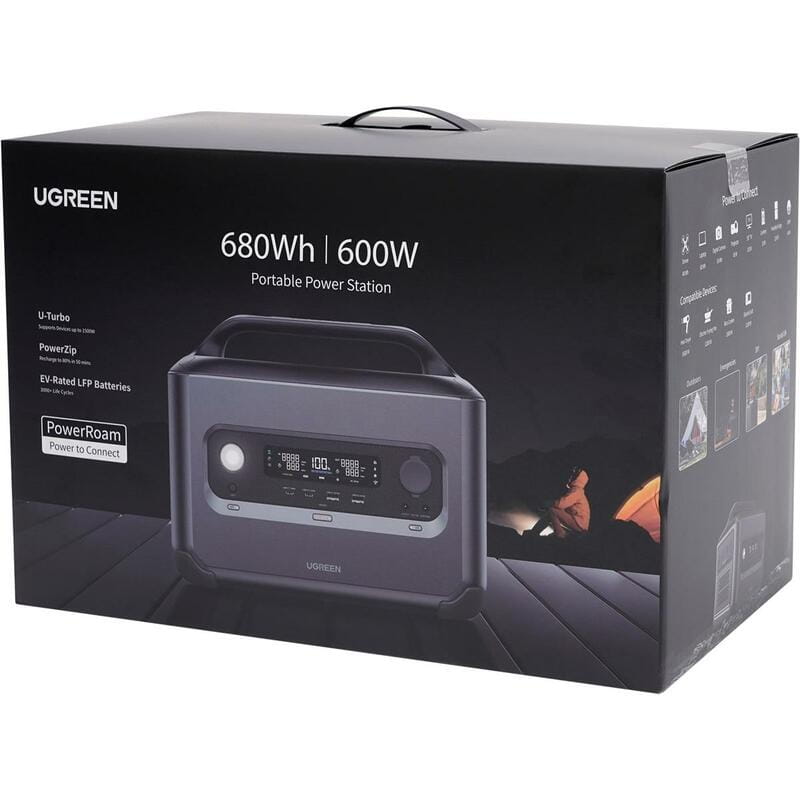 Зарядна станція Ugreen PowerRoam GS600 680Wh, 600W