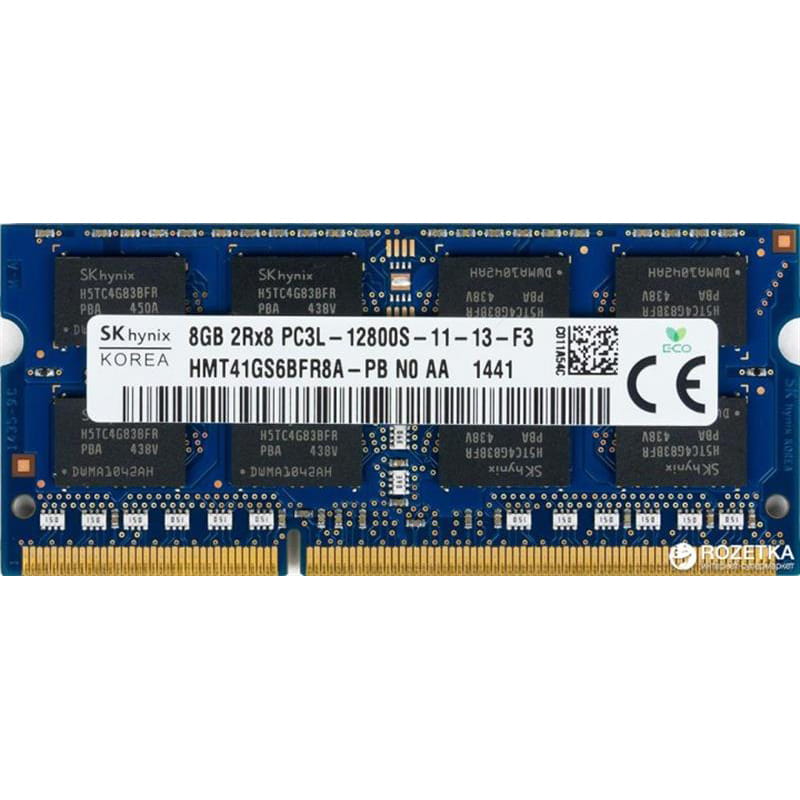 Модуль памяти SO-DIMM 8GB/1600 DDR3L Hynix (HMT41GS6BFR8A-PB)