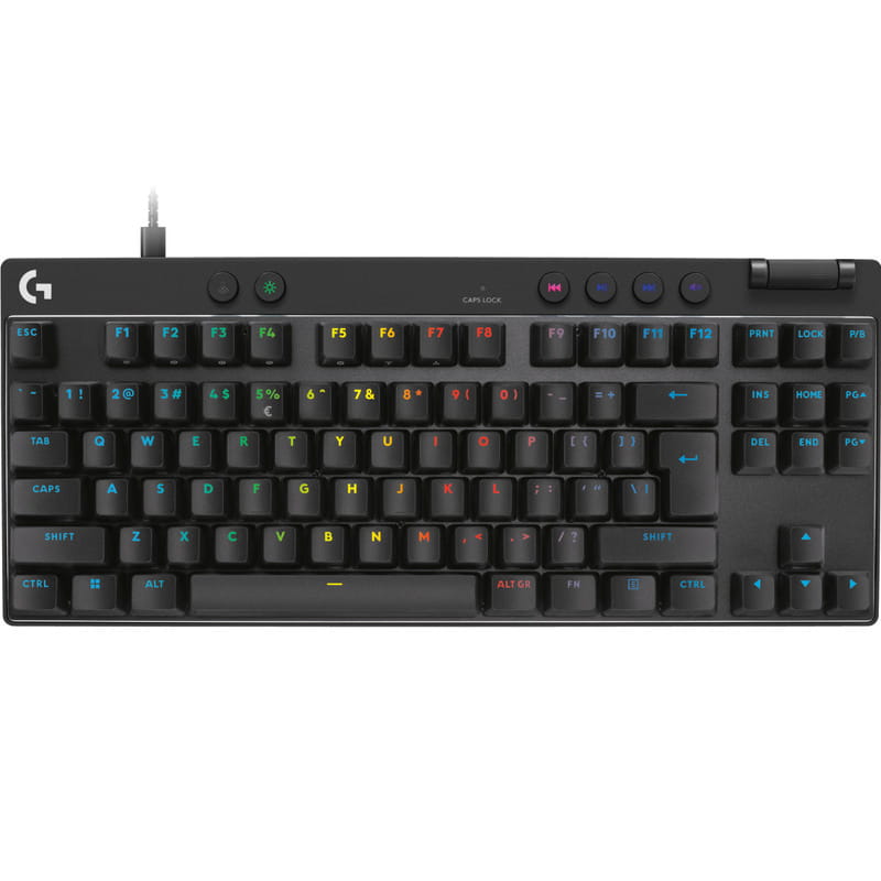 Клавiатура Logitech G PRO X TKL Rapid Black (920-013233)