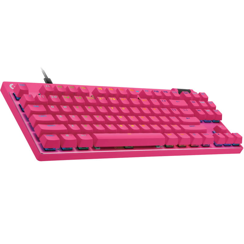 Клавиатура Logitech G PRO X TKL Rapid Magenta (920-013253)