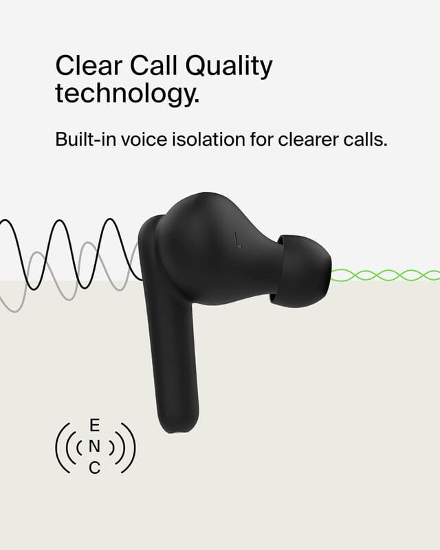 Bluetooth-гарнитура Belkin Soundform Rhythm True Wireless Black (AUC012BTBK)