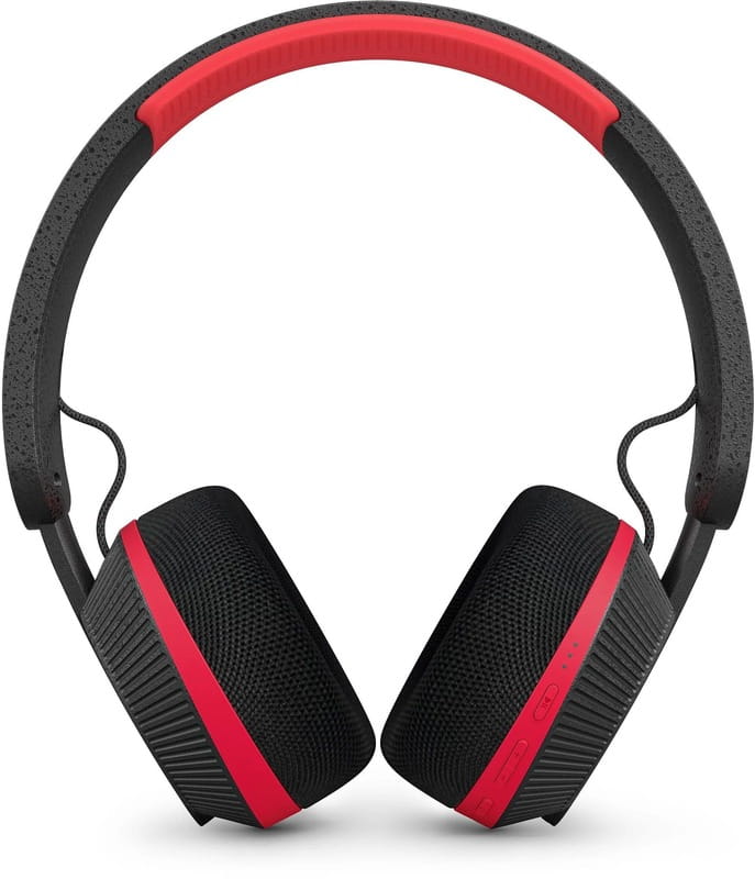 Bluetooth-гарнитура Philips Over-Ear Black Red (TAA6219BK/00)