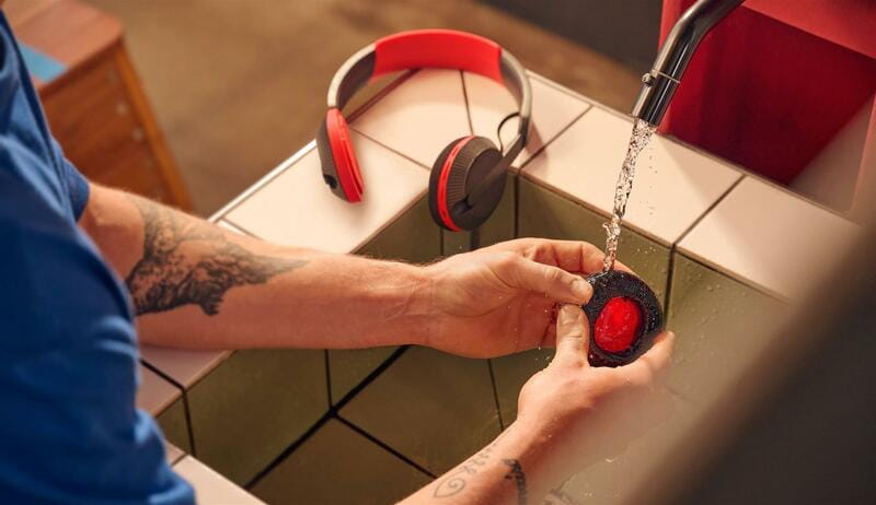 Bluetooth-гарнитура Philips Over-Ear Black Red (TAA6219BK/00)