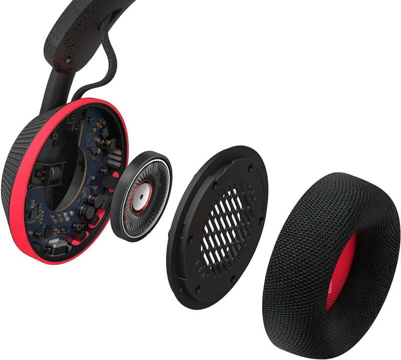 Bluetooth-гарнитура Philips Over-Ear Black Red (TAA6219BK/00)