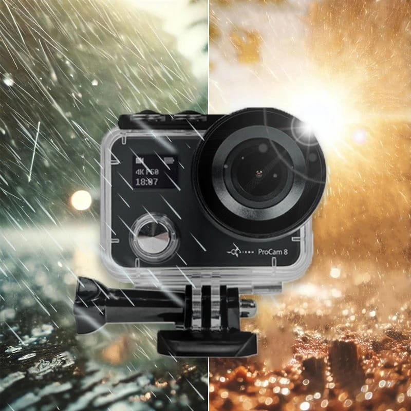 Екшн-камера AirOn ProCam 8 Black Набір екшн камери для тактичних шоломів (4822356754510)