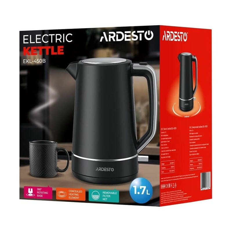 Електрочайник Ardesto EKL-450B