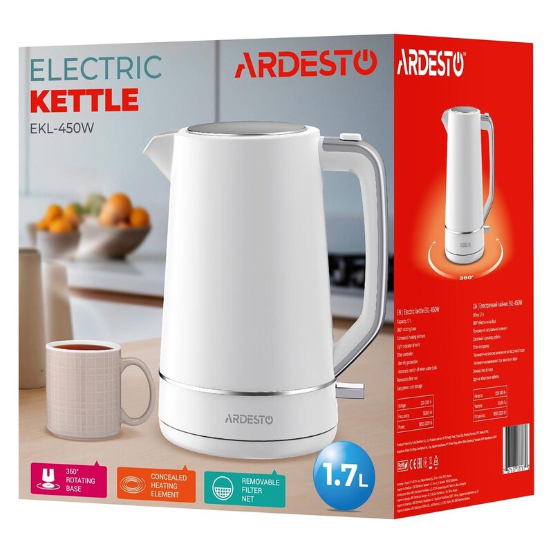 Електрочайник Ardesto EKL-450W