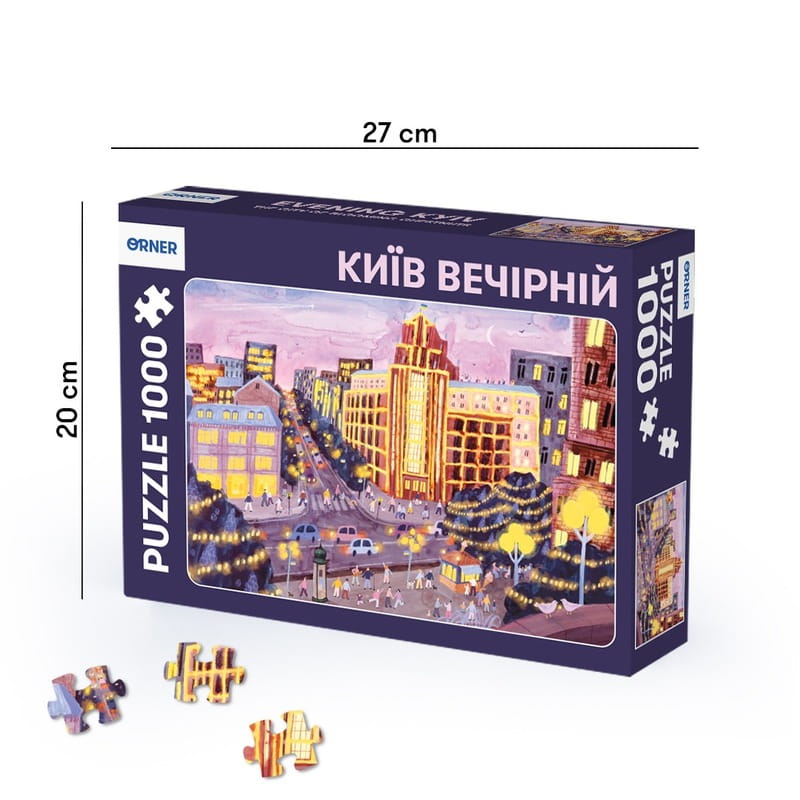 Пазл Orner Киев вечерний 1000 элементов