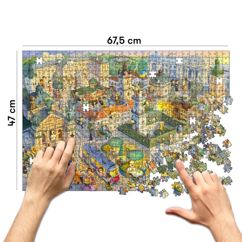 Пазл Orner Львов уютный 1000 элементов