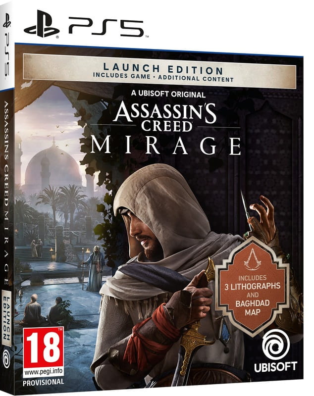 Гра Assassin`s Creed Mirage Launch Edition для Sony PlayStation 5, Blu-ray (3307216258131)