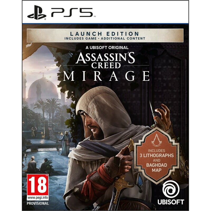 Гра Assassin`s Creed Mirage Launch Edition для Sony PlayStation 5, Blu-ray (3307216258131)