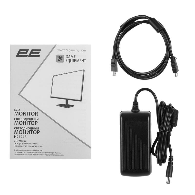 Монітор 2E 27" H2724B (2E-H2724B-01.UA) IPS Black 100Hz