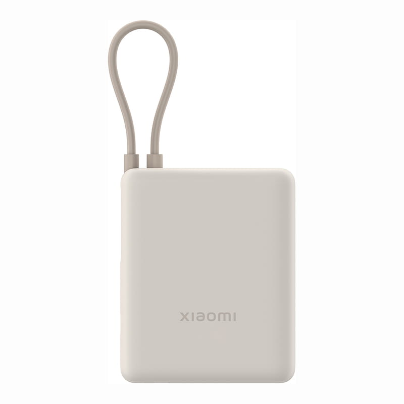 Універсальна мобільна батарея Xiaomi 10000mAh 33W Integrated Cable Beige (BHR9333GL)