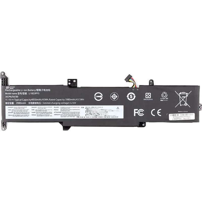АКБ PowerPlant для ноутбука Lenovo Ideapad 3-15 (L19D3PF5) 11.1V 3980mAh (NB482047)