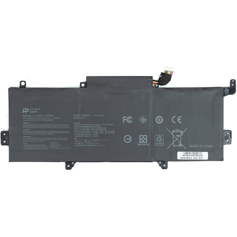 АКБ PowerPlant для ноутбука Asus Zenbook UX330UA (C31N1602) 11.55V 4935mAh (NB431489)