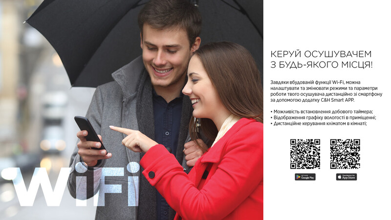 Осушувач повітря Cooper&Hunter CH-D008WDC-16LDWF