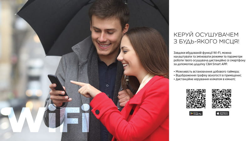 Осушитель воздуха Cooper&Hunter CH-D008WDC-16LDWF