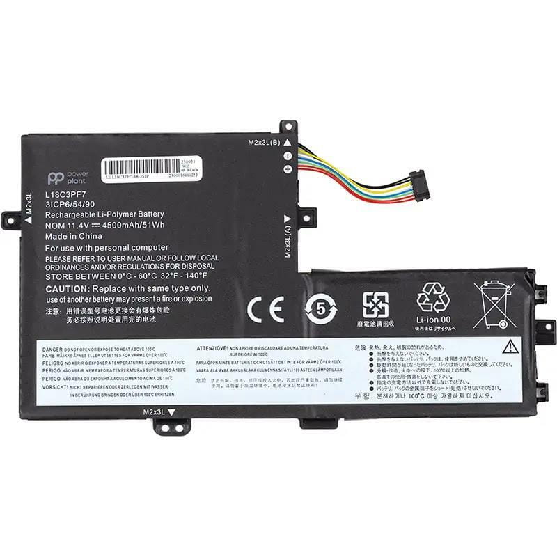 АКБ PowerPlant для ноутбука Lenovo Ideapad S340-14IML (L18C3PF7) 11.4V 4500mAh (NB482092)