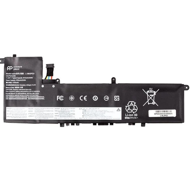 АКБ PowerPlant для ноутбука Lenovo Ideapad S540-13API (L19M3PD3) 11.52V 4915mAh (NB482542)