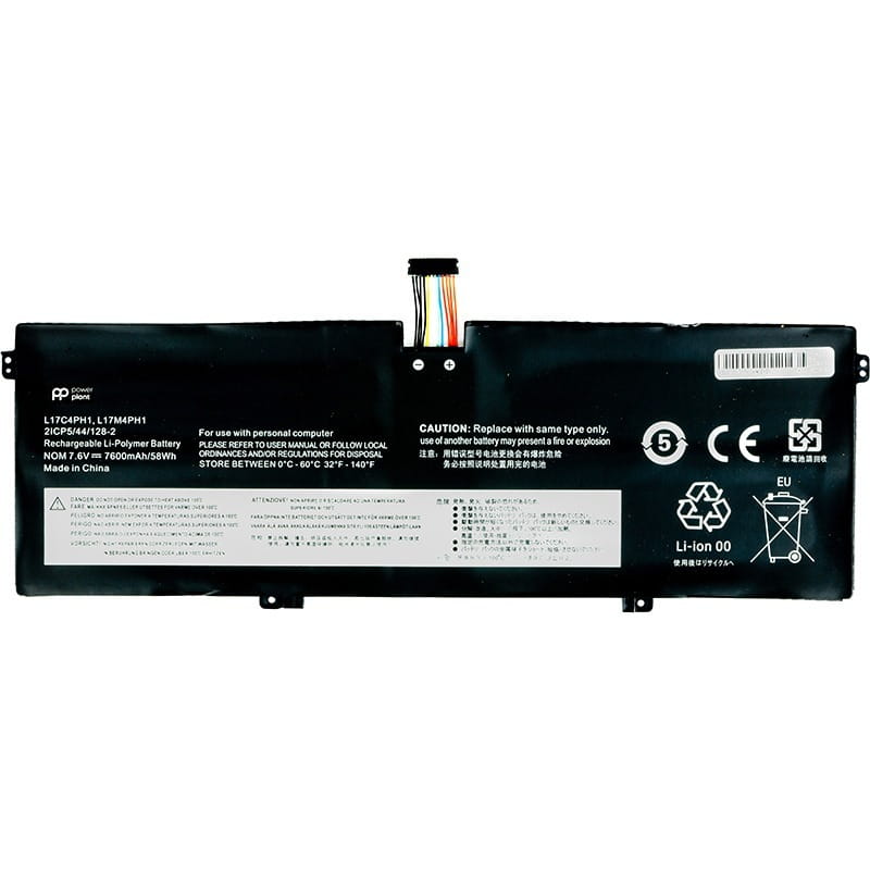 АКБ PowerPlant для ноутбука Lenovo Yoga C930 (L17C4PH1) 7.6V 7600mAh (NB481231)