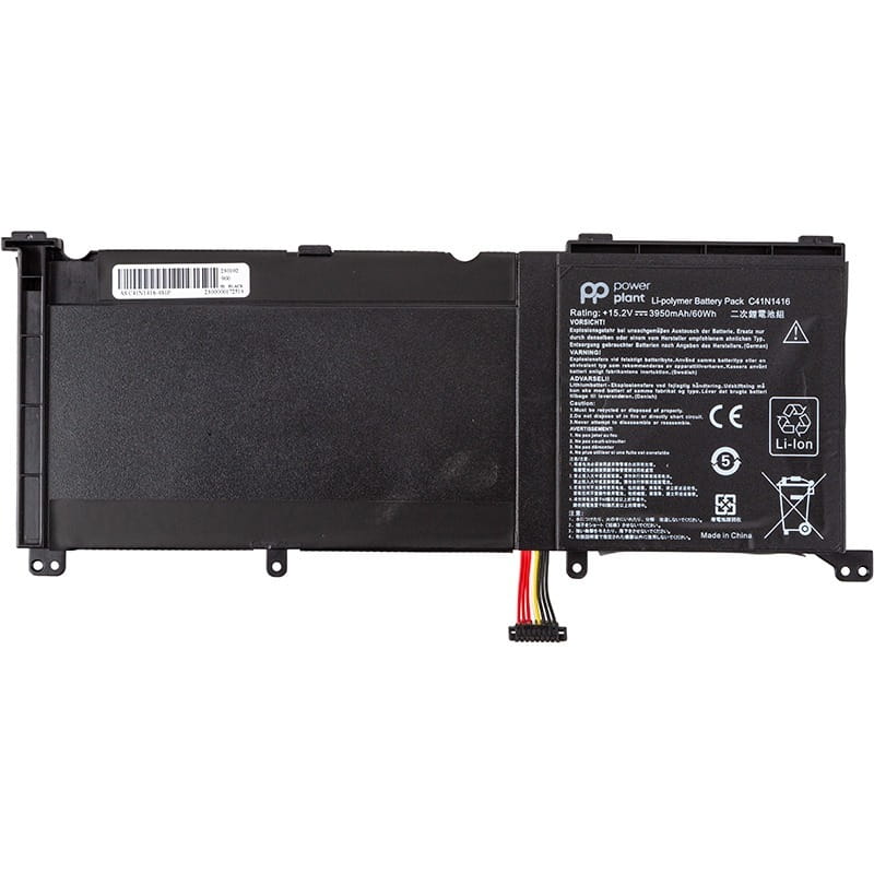 АКБ PowerPlant для ноутбука Asus Zenbook Pro UX501VW (C41N1416) 15.2V 3950mAh (NB432172)