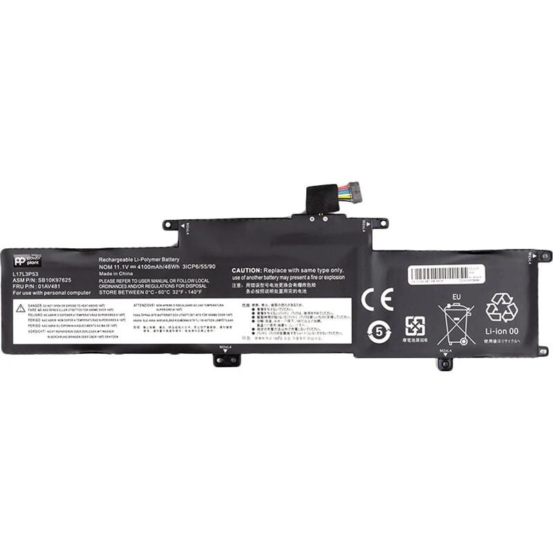 АКБ PowerPlant для ноутбука Lenovo ThinkPad L380 (01AV481) 11.1V 4100mAh (NB481682)