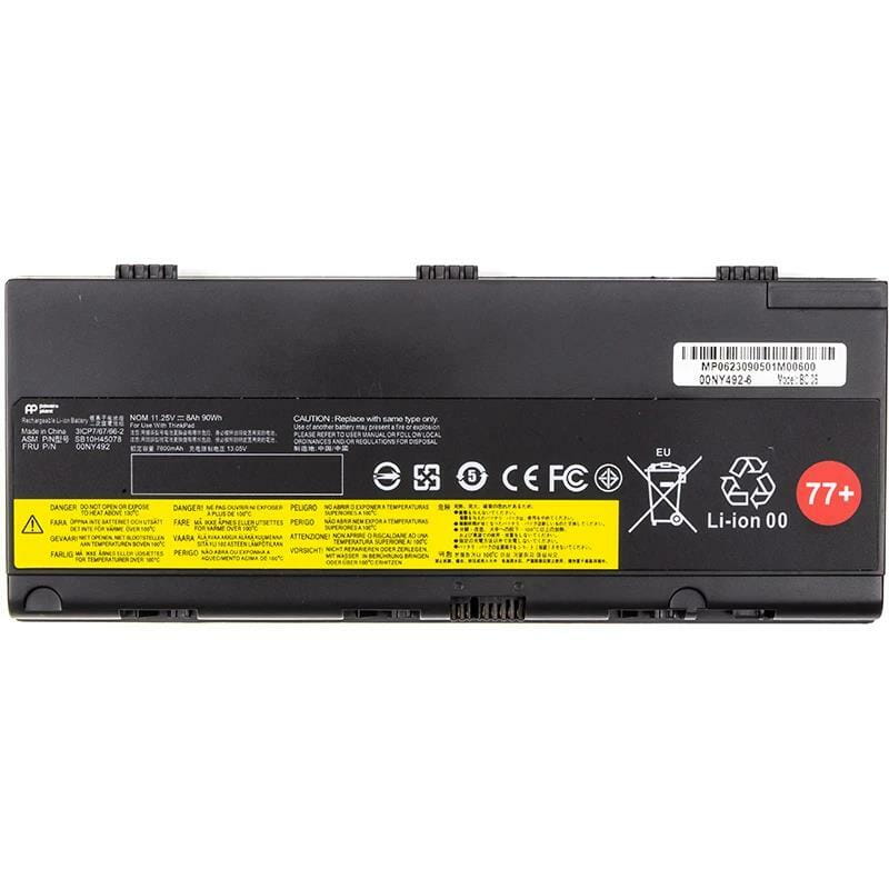 АКБ PowerPlant для ноутбука Lenovo Thinkpad P50 (00NY492) 11.25V 8000mAh (NB482009)