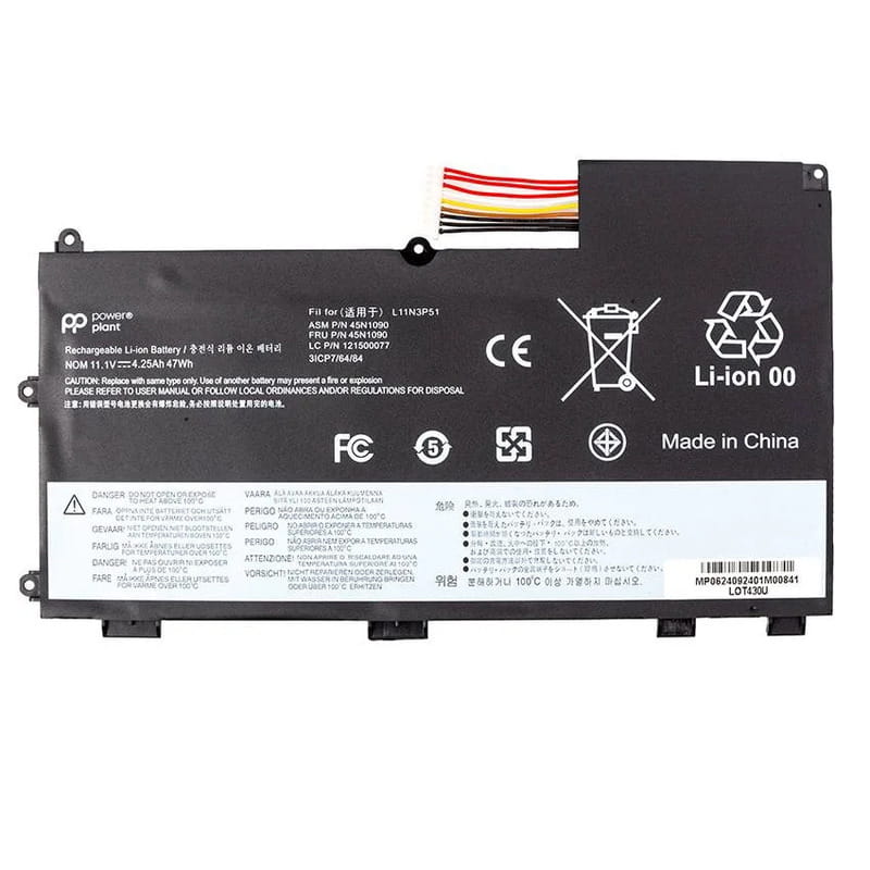 АКБ PowerPlant для ноутбука Lenovo ThinkPad T430U (L11N3P51) 11.1V 4250mAh (NB482641)