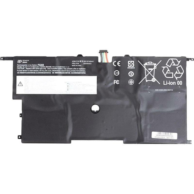 АКБ PowerPlant для ноутбука Lenovo ThinkPad X1 Carbon Gen3 3rd 2015 (00HW002) 15.4V 3180mAh (NB481620)