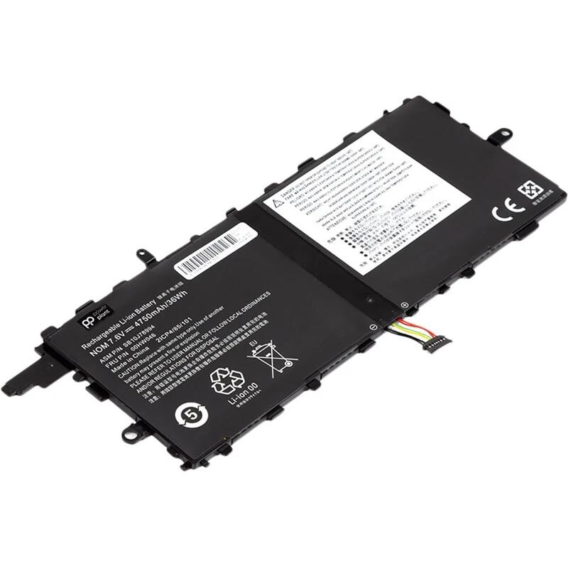 АКБ PowerPlant для ноутбука Lenovo ThinkPad X1 Tablet (00HW046) 7.6V 4750mAh (NB481736)