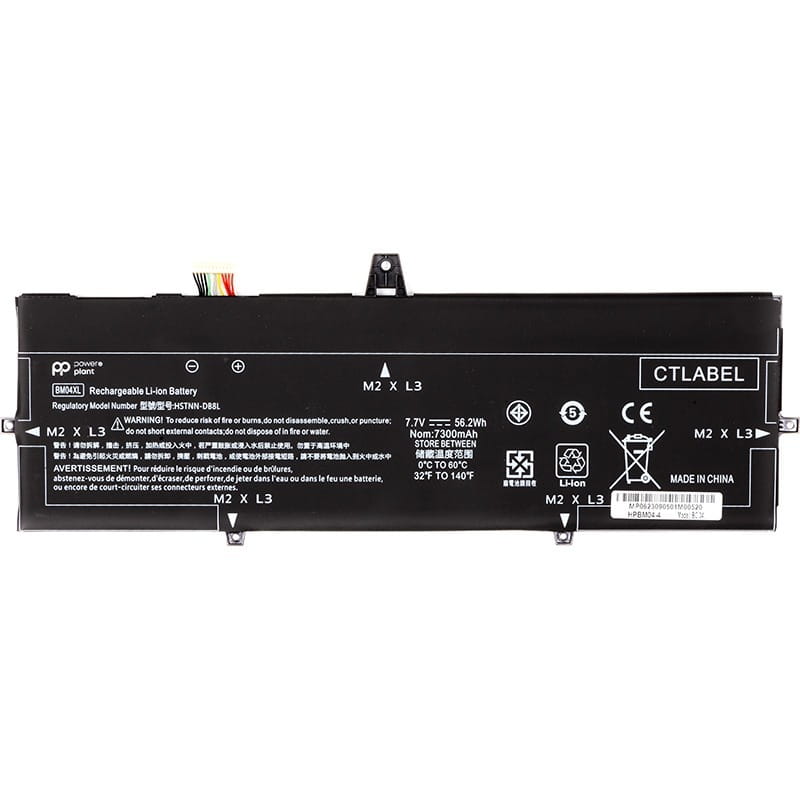 АКБ PowerPlant для ноутбука HP EliteBook x360 1030 G3 Series (BM04XL) 7.7V 7300mAh (NB462070)