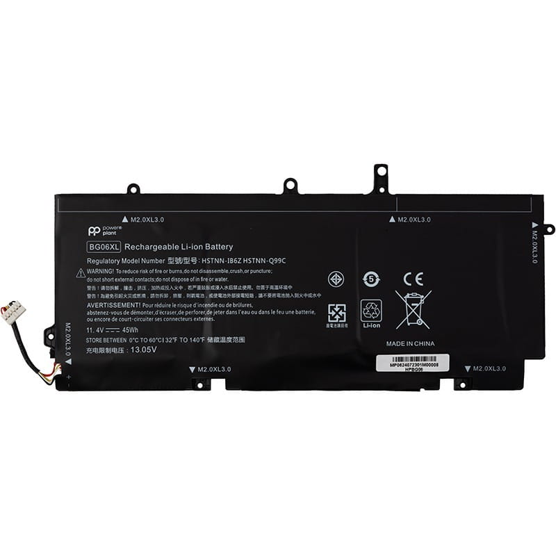 АКБ PowerPlant для ноутбука HP Folio1040 G3 (BG06XL) 11.4V 45Wh (NB462322)