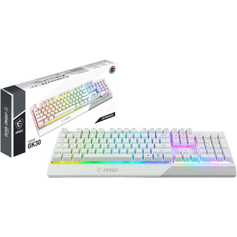 Клавіатура MSI Vigor GK30 UA White (S11-04UA301-CLA)