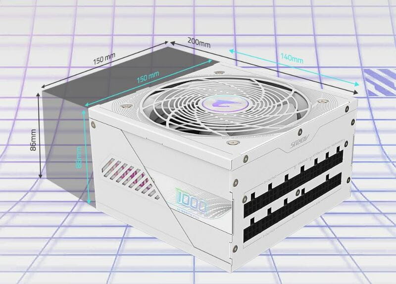 Блок питания Gigabyte 1000W GP-AE1000PM PG5 ICE