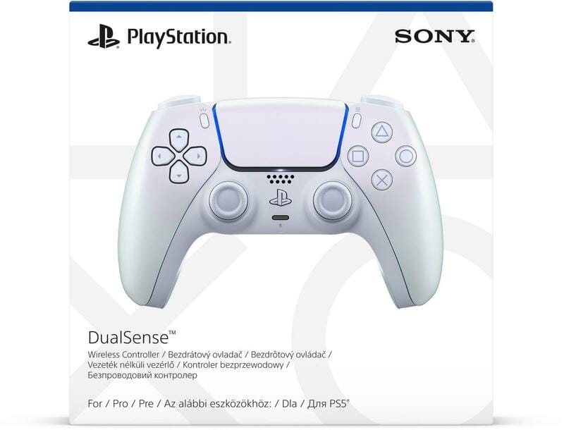 Геймпад беспроводной Sony PlayStation 5 DualSense Chrome Pearl (1000044446)
