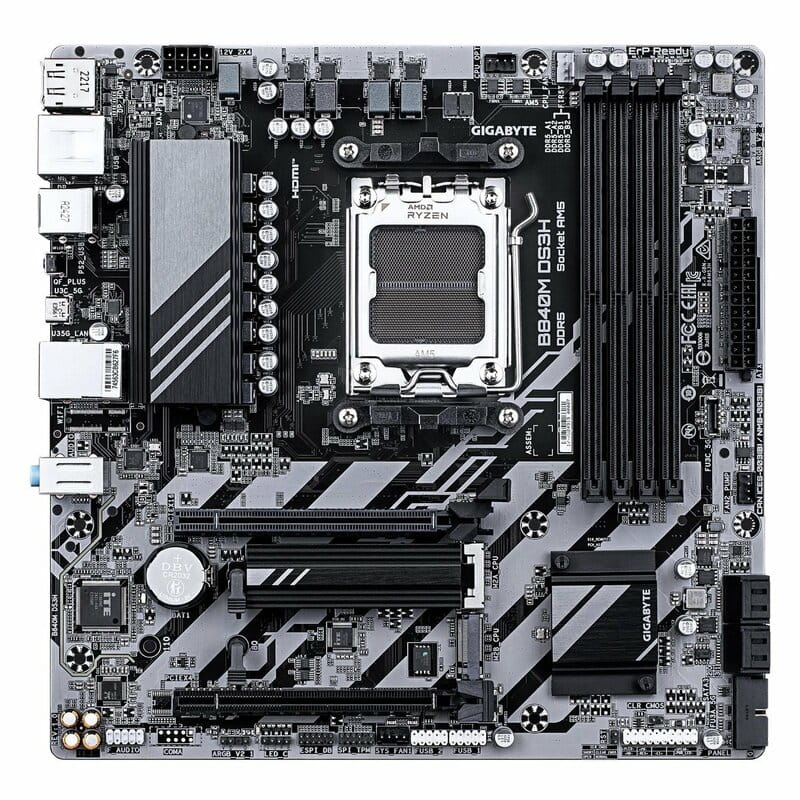 Материнская плата Gigabyte B840M DS3H Socket AM5