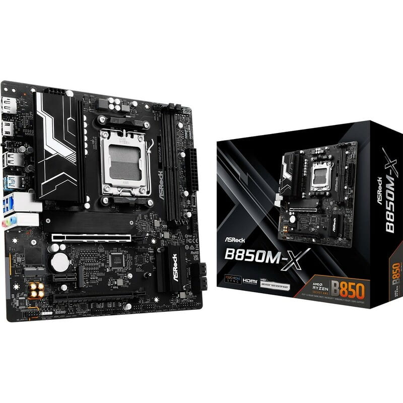 Материнська плата ASRock B850M-X Socket AM5