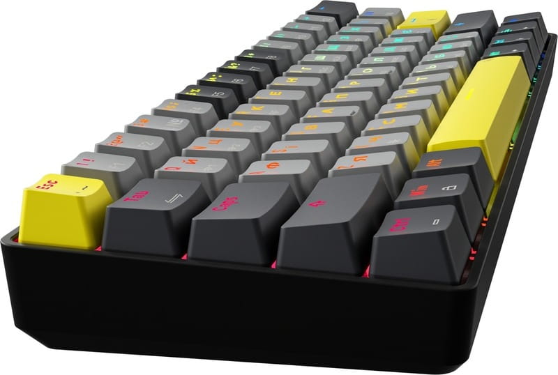 Клавиатура беспроводная GamePro MK130G Pro Outemu Red Switch Hot-Swap RGB Black