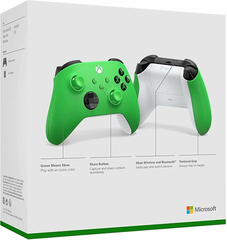 Геймпад Microsoft Xbox Green (QAU-00091)