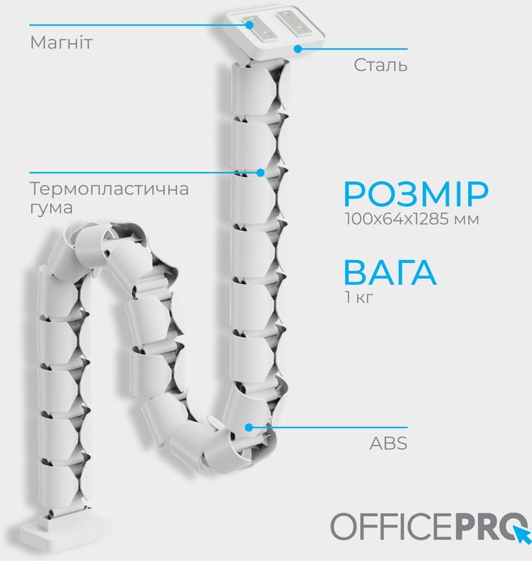 Органайзер для кабеля OfficePro CM790W White