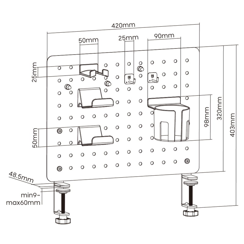 Органайзер OfficePro DO780B Black