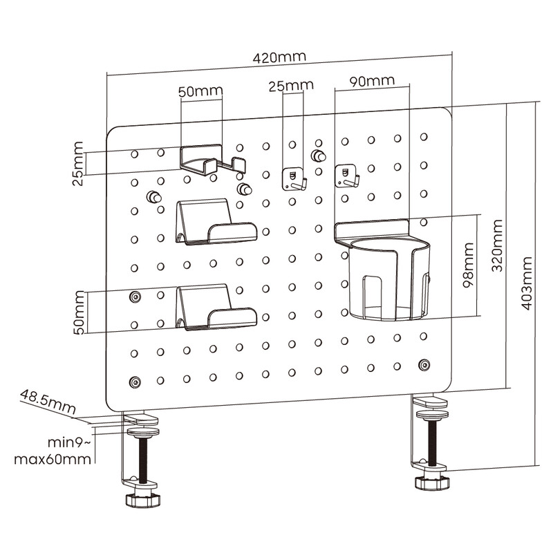 Органайзер OfficePro DO780B Black